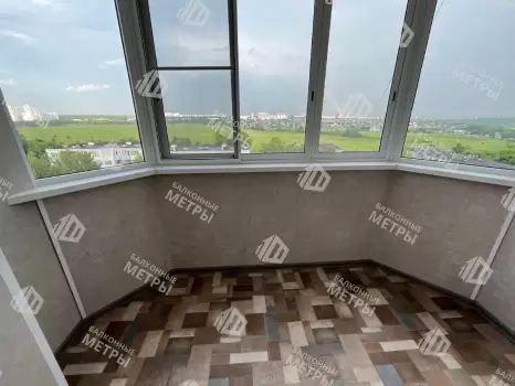 Остекление и отделка балкона панелями ПВХ