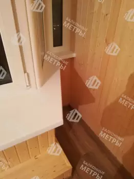 Остекление и отделка балкона Сапожок