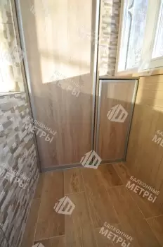 Отделка с утеплением балкона в панельном доме