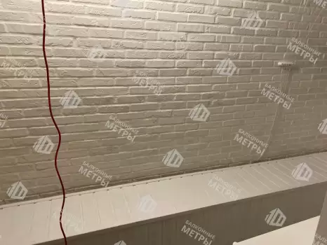 Отделка с утеплением балкона Сапожок